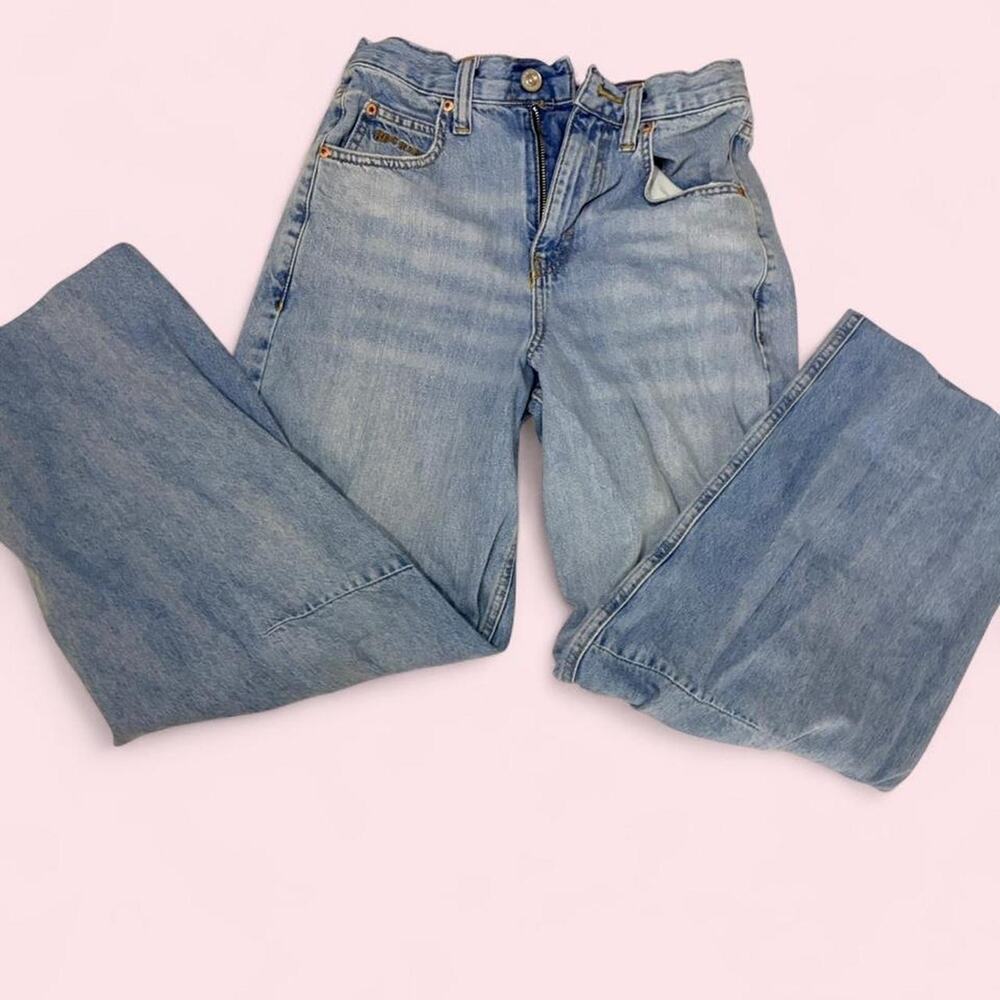 BDG light wash wide leg jeans size 28 petit  Y2k baggy skater casual streetwear